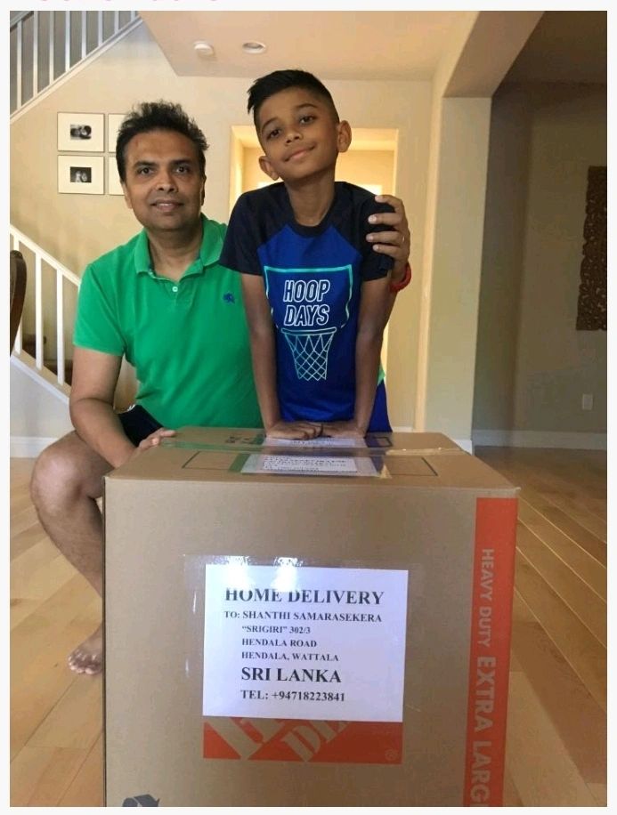 Sri Lanka donation photo